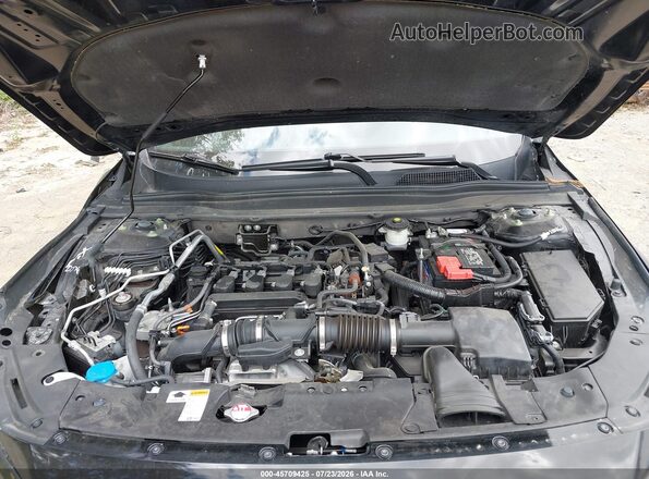 1HGCV1F32NA082645 2022 HONDA ACCORD Black Widok z tyłu
