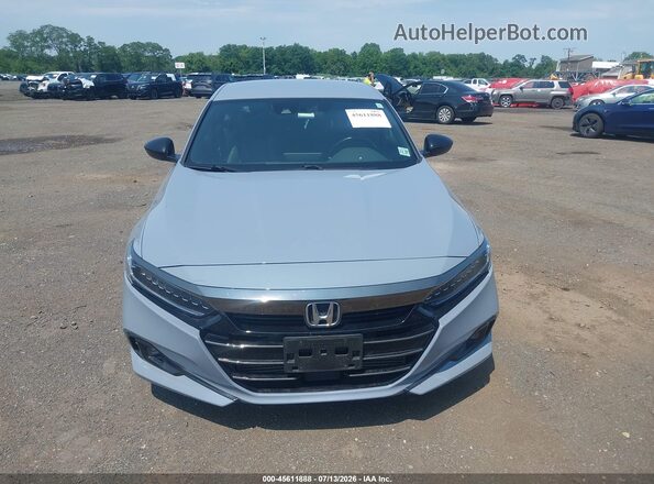 1HGCV1F32NA093967 2022 HONDA ACCORD Gray Widok zestawu wskaźników