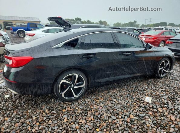 1HGCV1F32NA110203 2022 HONDA ACCORD Black Հետևի աջ