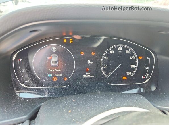 1HGCV1F32NA110203 2022 HONDA ACCORD Black Սարքավորումների վահանակի տեսք