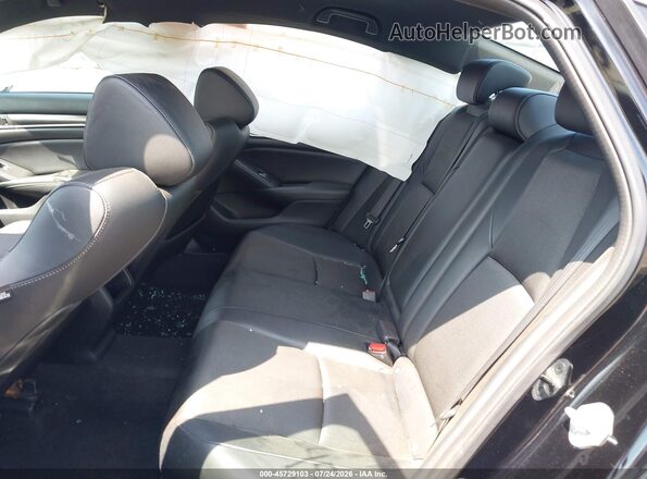 1HGCV1F32NA111304 2022 HONDA ACCORD Black Vista de la etiqueta del VIN