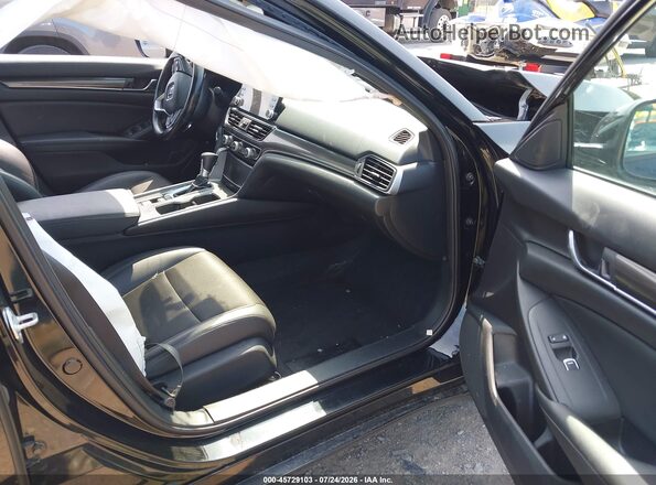 1HGCV1F32NA111304 2022 HONDA ACCORD Black Vista interior delantera