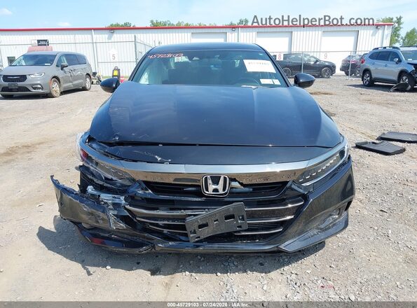 1HGCV1F32NA111304 2022 HONDA ACCORD Black Vista del cuadro de instrumentos