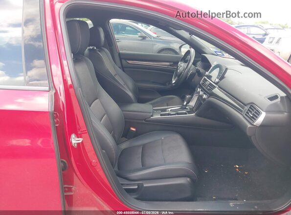 1HGCV1F33JA016499 2018 HONDA ACCORD Red Vista interior delantera