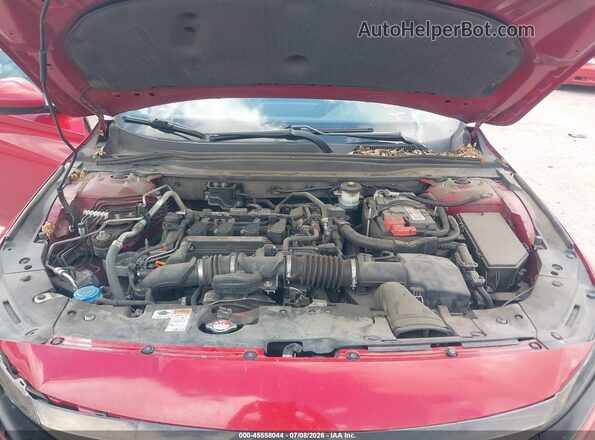 1HGCV1F33JA016499 2018 HONDA ACCORD Red Vista trasera