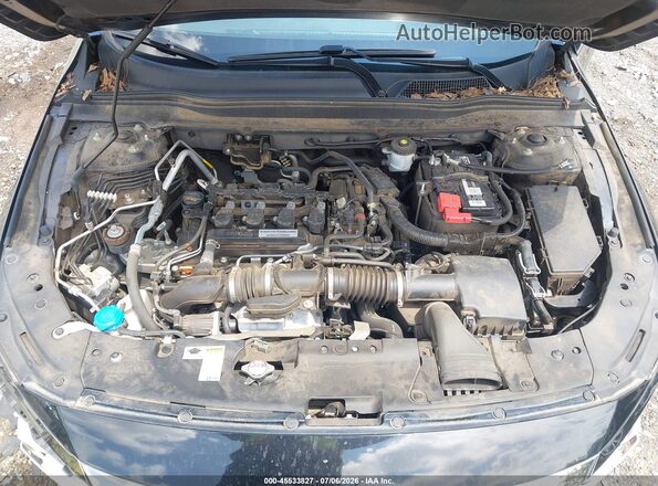 1HGCV1F33JA203872 2018 HONDA ACCORD Black Widok z tyłu
