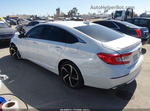 1HGCV1F33JA265739 2018 HONDA ACCORD White Tył lewy