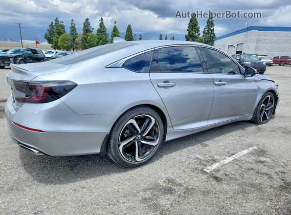 1HGCV1F33KA014074 2019 HONDA ACCORD Silver Tył prawy
