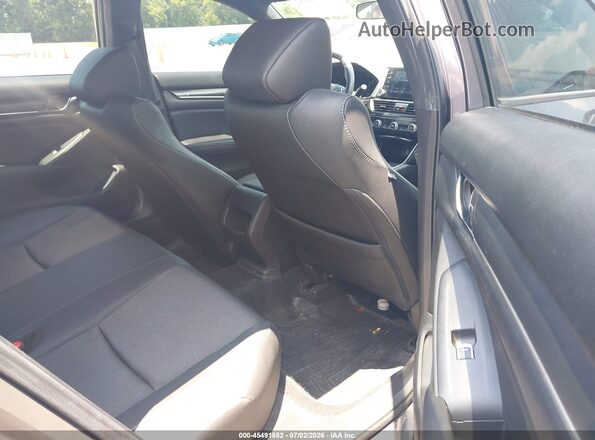1HGCV1F33KA064909 2019 HONDA ACCORD Gray VIN կոդի պիտակի տեսք