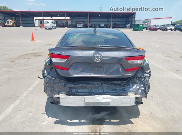 1HGCV1F33KA064909 2019 HONDA ACCORD Gray 