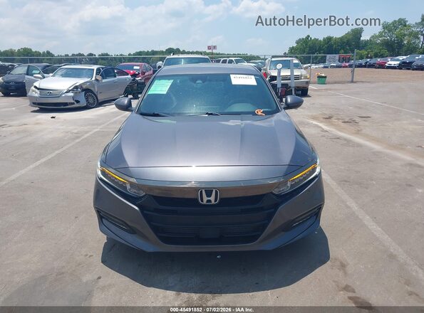 1HGCV1F33KA064909 2019 HONDA ACCORD Gray Սարքավորումների վահանակի տեսք