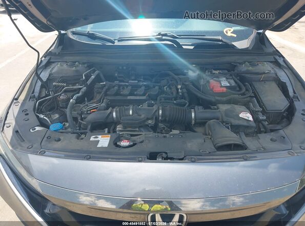 1HGCV1F33KA064909 2019 HONDA ACCORD Gray Հետևի տեսք