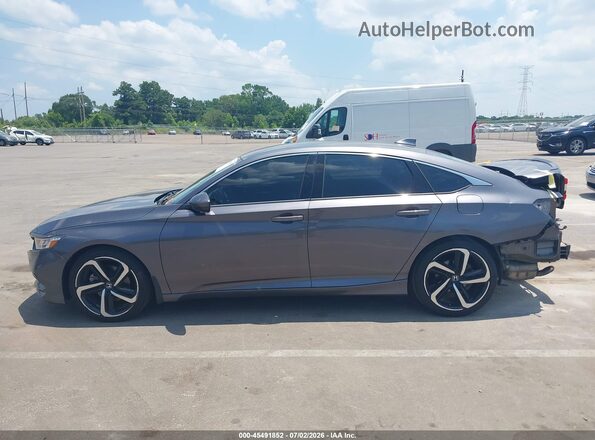 1HGCV1F33KA064909 2019 HONDA ACCORD Gray Սալոնի 360 աստիճան տեսք