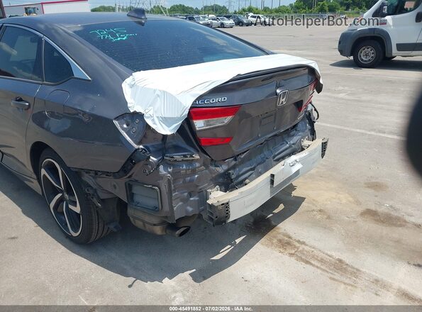 1HGCV1F33KA064909 2019 HONDA ACCORD Gray 