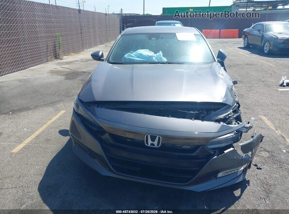 1HGCV1F33KA069950 2019 HONDA ACCORD Gray ხელსაწყოთა პანელის ხედი