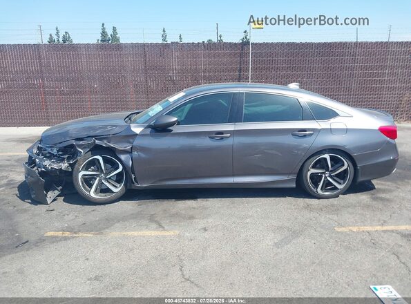 1HGCV1F33KA069950 2019 HONDA ACCORD Gray სალონის 360-გრადუსიანი ხედი