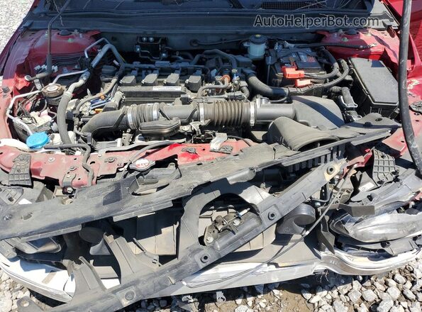 1HGCV1F33KA073805 2019 HONDA ACCORD Red Rear interior view