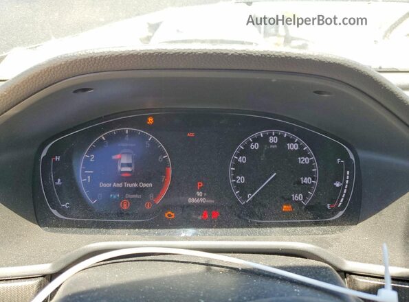 1HGCV1F33KA079720 2019 HONDA ACCORD Черный Вид щитка приборов