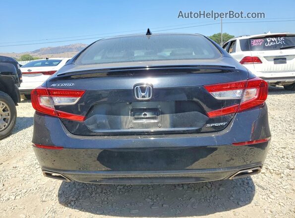 1HGCV1F33KA079720 2019 HONDA ACCORD Черный Вид сзади