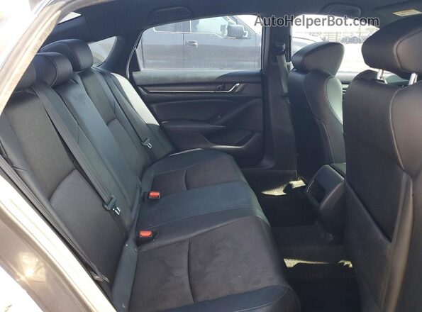 1HGCV1F33KA091088 2019 HONDA ACCORD Gray Вид задніх сидінь