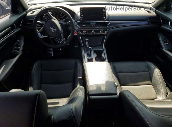 1HGCV1F33KA091088 2019 HONDA ACCORD Gray Вид панелі приладів
