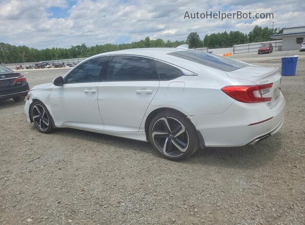 1HGCV1F33KA156571 2019 HONDA ACCORD White Rear left
