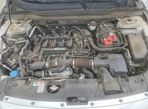 1HGCV1F33KA156571 2019 HONDA ACCORD White Rear interior view