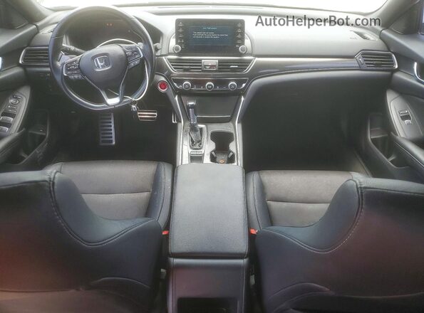 1HGCV1F33KA156571 2019 HONDA ACCORD White Dashboard view