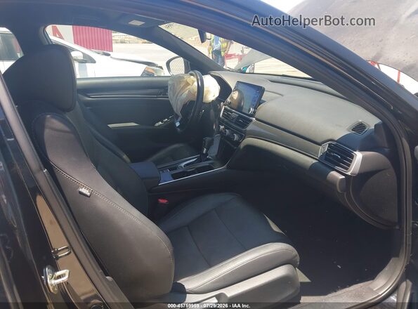 1HGCV1F33KA171006 2019 HONDA ACCORD Black Vista interior delantera