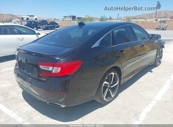 1HGCV1F33KA171006 2019 HONDA ACCORD Black Trasero derecho