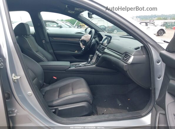 1HGCV1F33KA172592 2019 HONDA ACCORD Gray Սալոնի դիմացի տեսք