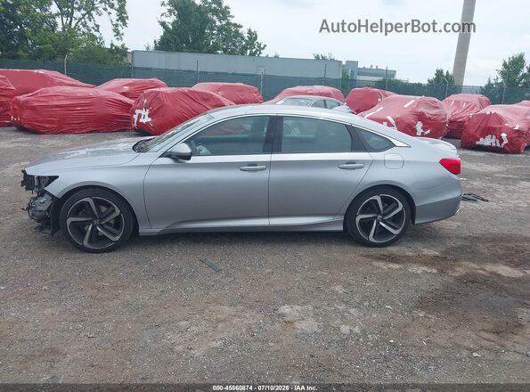 1HGCV1F33KA172592 2019 HONDA ACCORD Gray Սալոնի հետևի տեսք