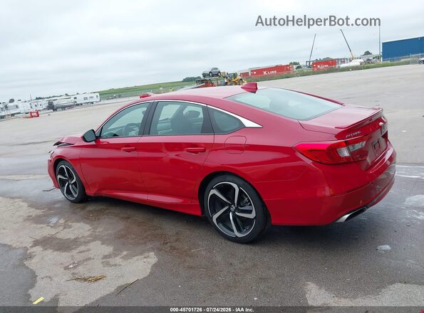 1HGCV1F33LA022337 2020 HONDA ACCORD Red 360 interior view