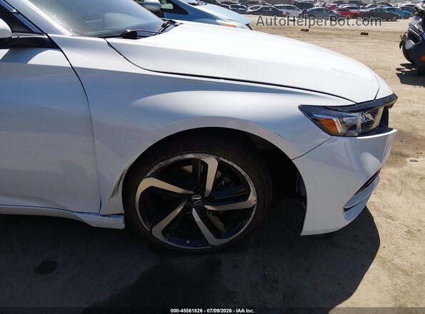 1HGCV1F33LA076754 2020 HONDA ACCORD White Widok z przodu