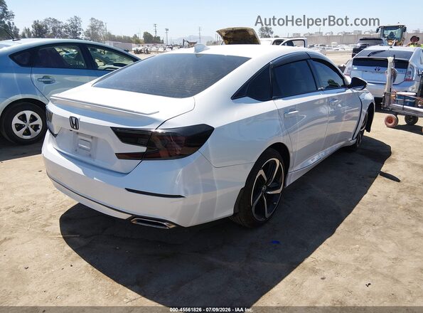 1HGCV1F33LA076754 2020 HONDA ACCORD White Tył prawy