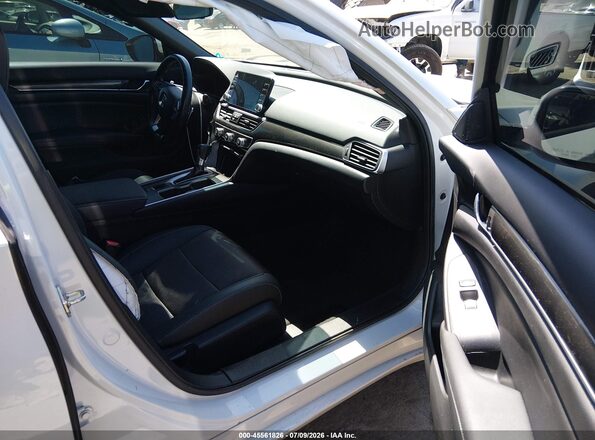 1HGCV1F33LA076754 2020 HONDA ACCORD White Widok wnętrza z przodu