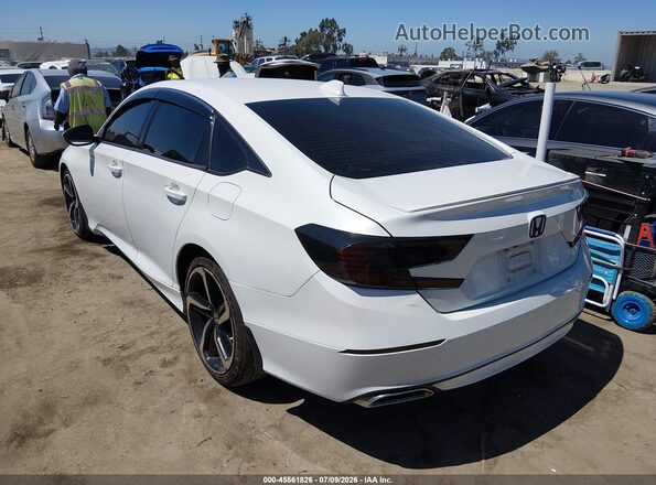 1HGCV1F33LA076754 2020 HONDA ACCORD White Tył lewy
