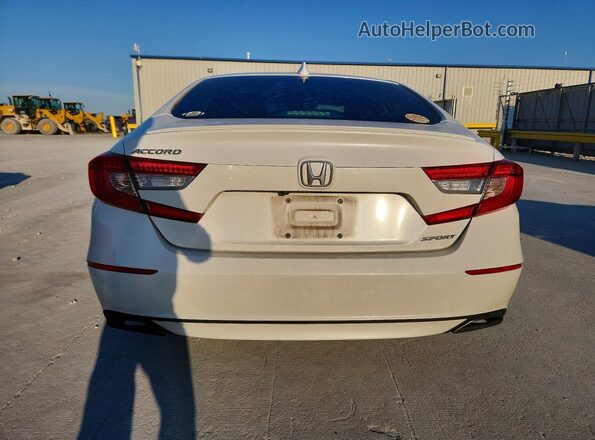 1HGCV1F33LA094848 2020 HONDA ACCORD White Հետևի տեսք