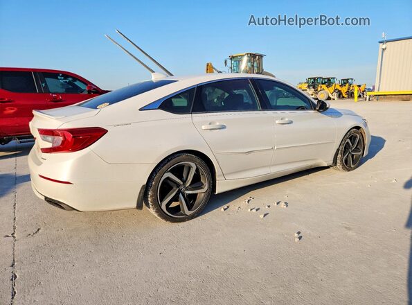 1HGCV1F33LA094848 2020 HONDA ACCORD White Հետևի աջ