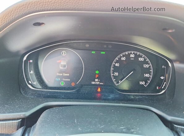 1HGCV1F33LA094848 2020 HONDA ACCORD White Սարքավորումների վահանակի տեսք