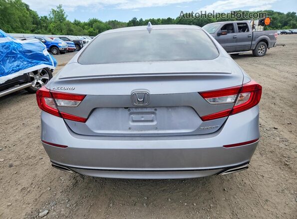 1HGCV1F33LA136435 2020 HONDA ACCORD Silver Rear view