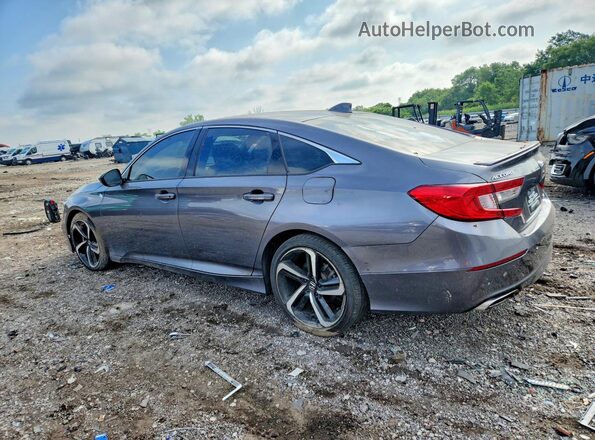 1HGCV1F33LA137164 2020 HONDA ACCORD Gray უკანა მარცხენა