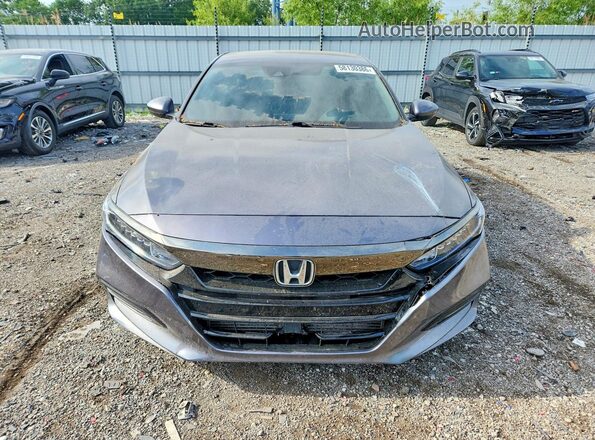 1HGCV1F33LA137164 2020 HONDA ACCORD Gray წინა ხედი