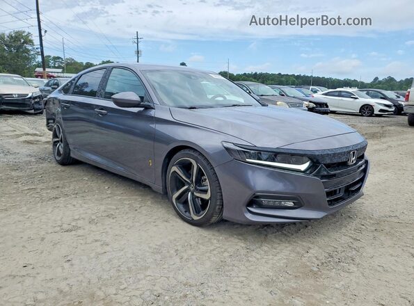 1HGCV1F33LA146544 2020 HONDA ACCORD Gray Передня права чверть