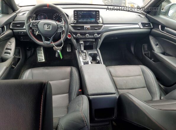 1HGCV1F33LA146544 2020 HONDA ACCORD Gray Вид панелі приладів