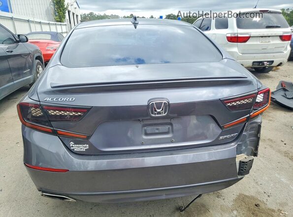 1HGCV1F33LA146544 2020 HONDA ACCORD Gray Вид ззаду