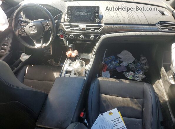 1HGCV1F33LA147998 2020 HONDA ACCORD Gray Dashboard view