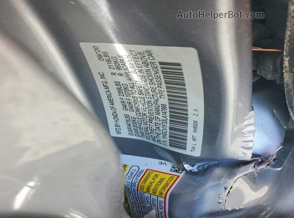 1HGCV1F33LA147998 2020 HONDA ACCORD Gray Engine compartment view