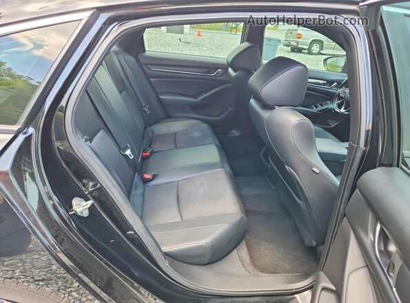 1HGCV1F33LA156412 2020 HONDA ACCORD Black Հետևի նստատեղերի տեսք