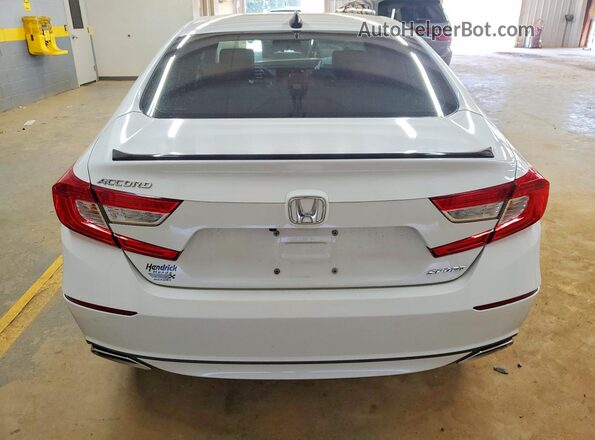 1HGCV1F33MA002008 2021 HONDA ACCORD White Widok z tyłu